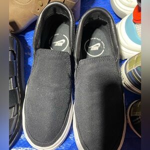 Youth slip on deck shoes